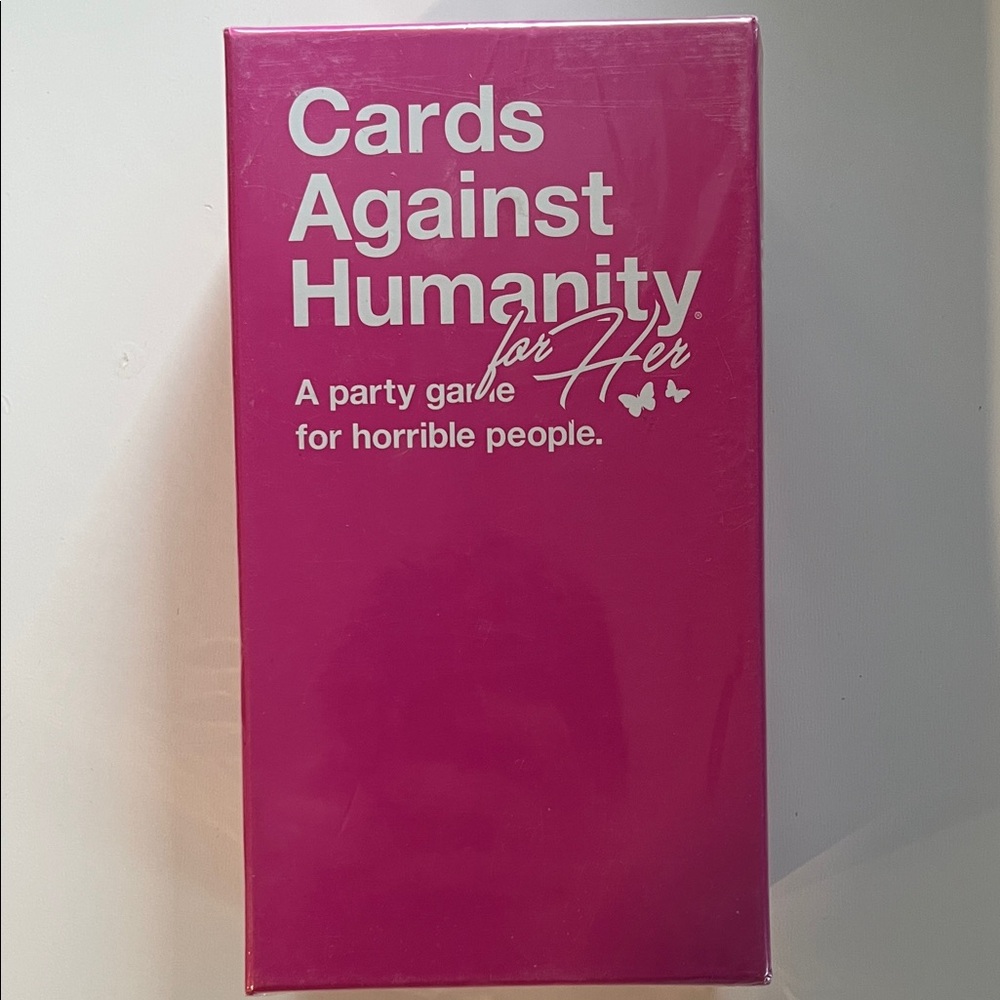 Very hard to find Cards Against Humanity for Her - Pink Edition NIB